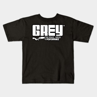 GREY FOR GREYHOUND LOVERS Kids T-Shirt